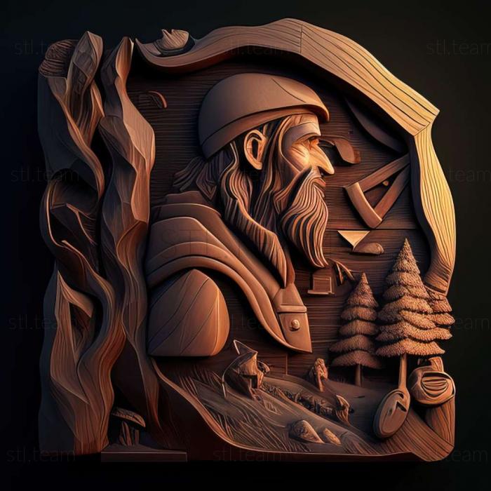 3D model Stonehearth game (STL)